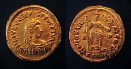 Liberius Severus III AU Solidus