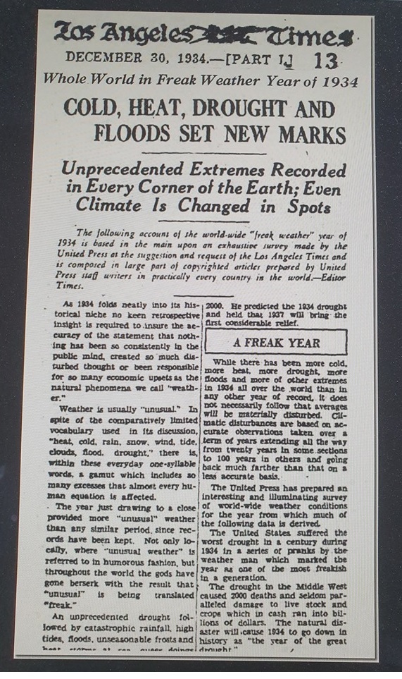 1934 Volatile Weather